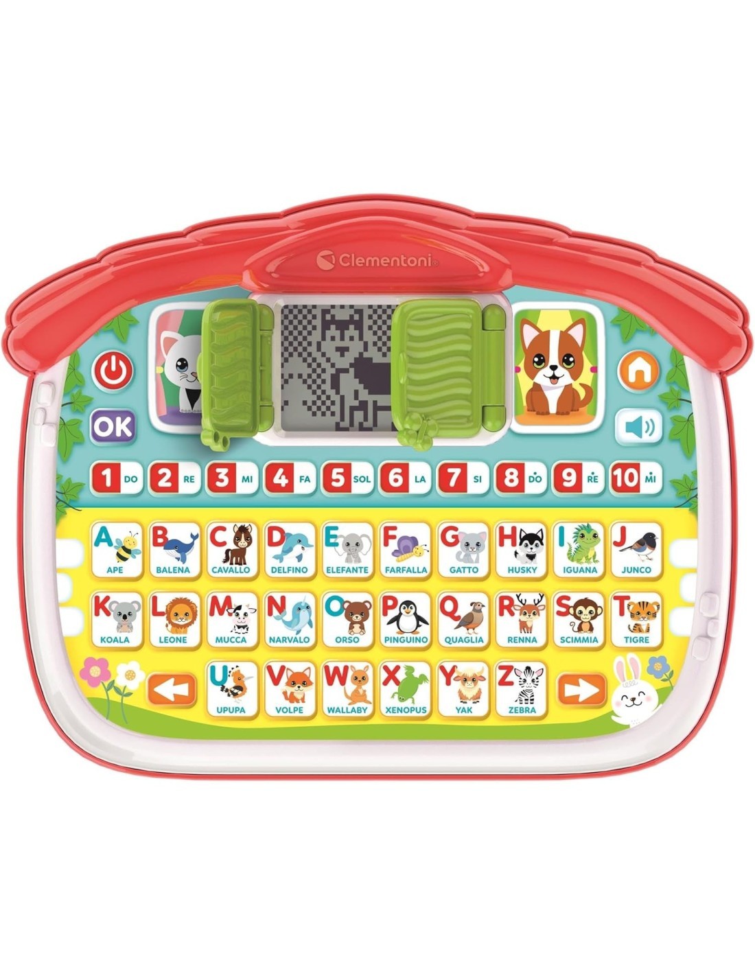 COMPUTER KID, LA CASETTA DEGLI ANIMALI, CLEMENTONI, SAPIENTINO, GIOCO EDUCATIVO PARLANTE, 2-4 ANNI