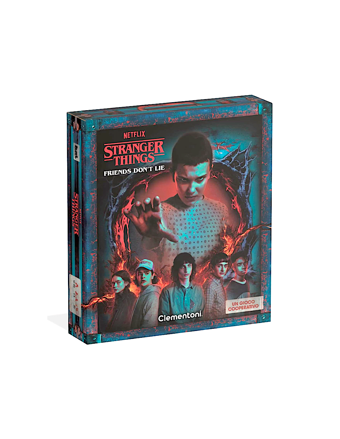 STRANGER THINGS FRIENDS DON'T LIE, GIOCO DA TAVOLO COOPERATIVO, CLEMENTONI, SERIE TV NETFLIX, 12+ ANNI