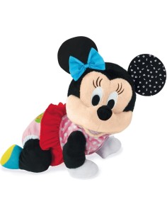 BABY MINNIE GATTONA CON ME, CLEMENTONI DISNEY BABY, PELUCHE INTERATTIVO, GIOCO SVILUPPO MOTORIO, 6+ MESI