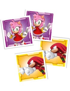 MEMO SONIC, GIOCO DI MEMORIA E ASSOCIAZIONE, CARTE DA ACCOPPIARE, GIOCO EDUCATIVO, BAMBINI 3+ ANNI