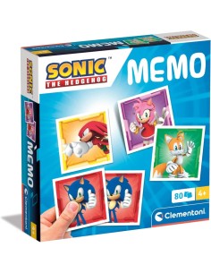 MEMO SONIC, GIOCO DI MEMORIA E ASSOCIAZIONE, CARTE DA ACCOPPIARE, GIOCO EDUCATIVO, BAMBINI 3+ ANNI