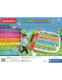 CLEMENTONI, SAPIENTINO IL GRILLO PARLANTE, GIOCO EDUCATIVO, 36 TASTI INTERATTIVI, 6 MODALITÀ DI GIOCO, ETÀ 2-5 ANNI 2