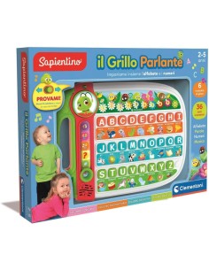 CLEMENTONI, SAPIENTINO IL GRILLO PARLANTE, GIOCO EDUCATIVO, 36 TASTI INTERATTIVI, 6 MODALITÀ DI GIOCO, ETÀ 2-5 ANNI