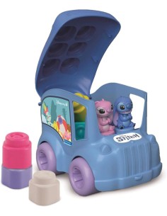 SOFT CLEMMY STITCH BUS SENSORIALE, AUTOBUS RACCOGLITORE, 8 MATTONCINI, GIOCO PRIMA INFANZIA, SVILUPPO TATTILITÀ 2