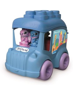 SOFT CLEMMY STITCH BUS SENSORIALE, AUTOBUS RACCOGLITORE, 8 MATTONCINI, GIOCO PRIMA INFANZIA, SVILUPPO TATTILITÀ