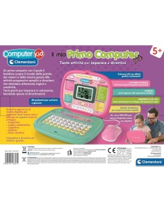 SAPIENTINO IL MIO PRIMO COMPUTER PINK, GIOCO EDUCATIVO INTERATTIVO, 35 ATTIVITÀ, IMPARA LETTERE, NUMERI, LOGICA, MUSICA 2
