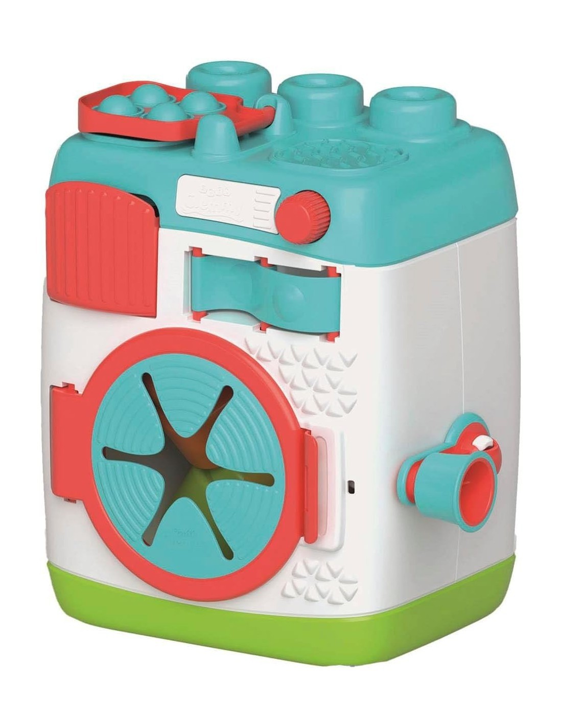 SENSORY WASHING MACHINE, LAVATRICE SENSORIALE CLEMENTONI BABY, CLEMMY, ELEMENTI INTERATTIVI, GIOCO IMITATIVO, BAMBINI 12+ MESI