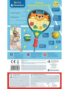 CLEMENTONI BABY SMASH RACCHETTA DA PADEL INTERATTIVA