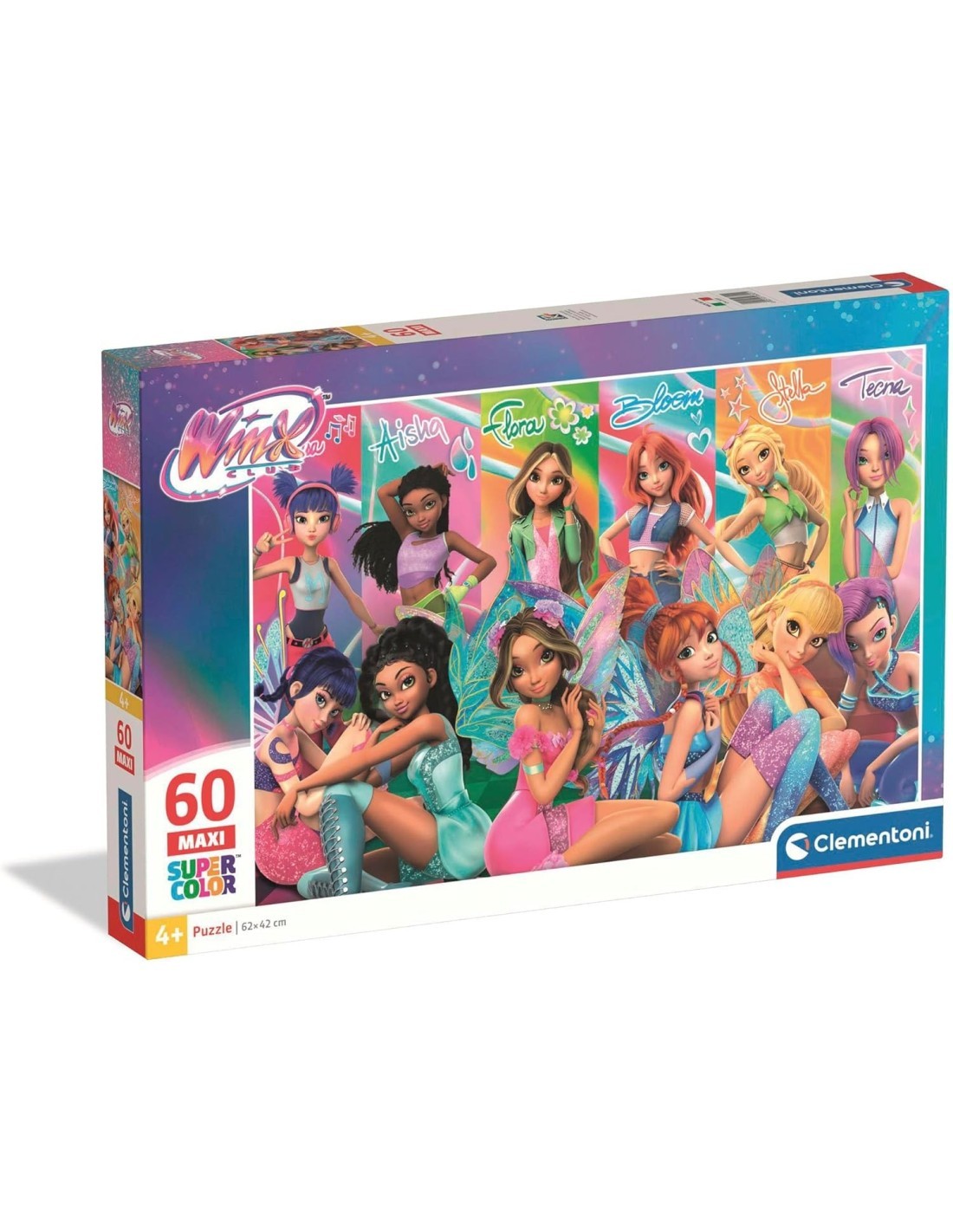 CLEMENTONI WINX  MAXIPUZZLE 60PZ SUPERCOLOR