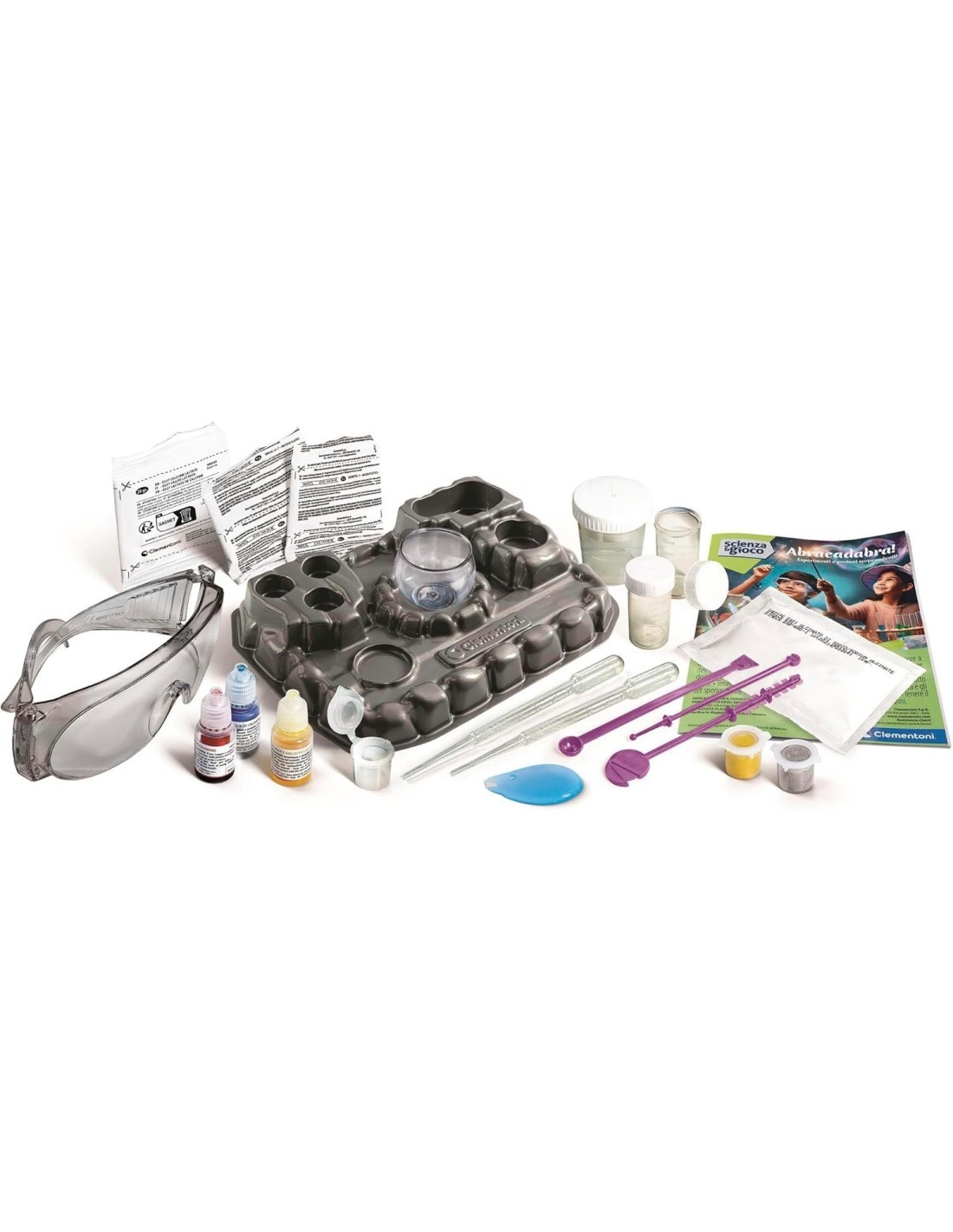CLEMENTONI SCIENZA E GIOCO ABRACADABRA ESPERIMENTI E POZIONI, GIOCO EDUCATIVO PER BAMBINI