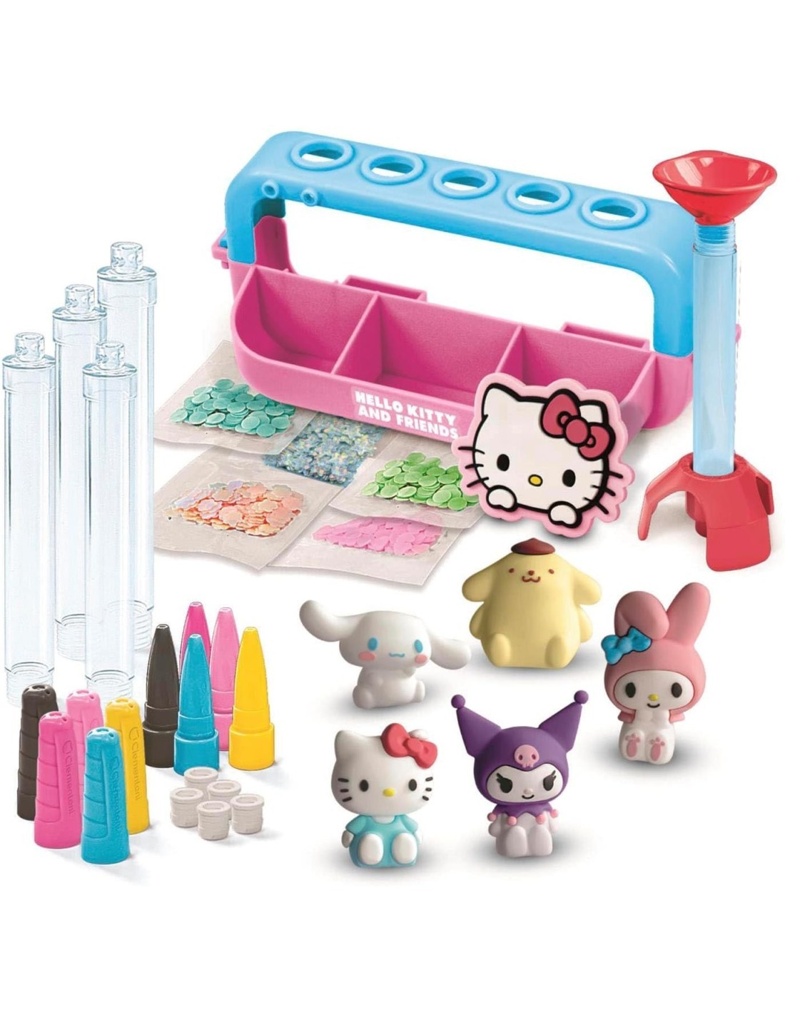 IDEA HELLO KITTY KIT CREA PENNE CLEMENTONI, LABORATORIO CREATIVO