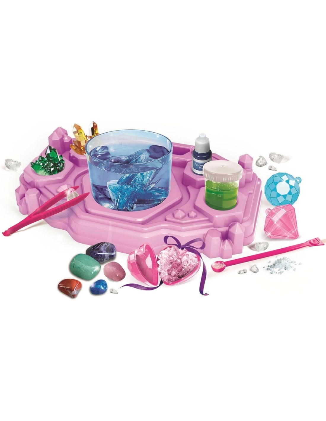 CLEMENTONI, SCIENZA E GIOCO LAB, GIOIELLI DI CRISTALLO, KIT SCIENTIFICO