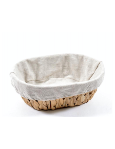 Cestino in Banano e Tessuto 27x20x9 cm