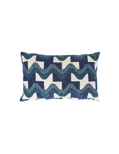 CUSCINO 212431D FLOE BLU EGEO 38X58 POLIESTERE