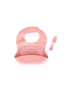 SET BAVAGLINO/CUCCHIAIO 211062A ROSA SILICONE