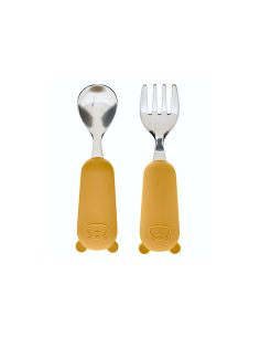 SET 2 POSATE 211063D OCRA ACCIAIO/SILICONE