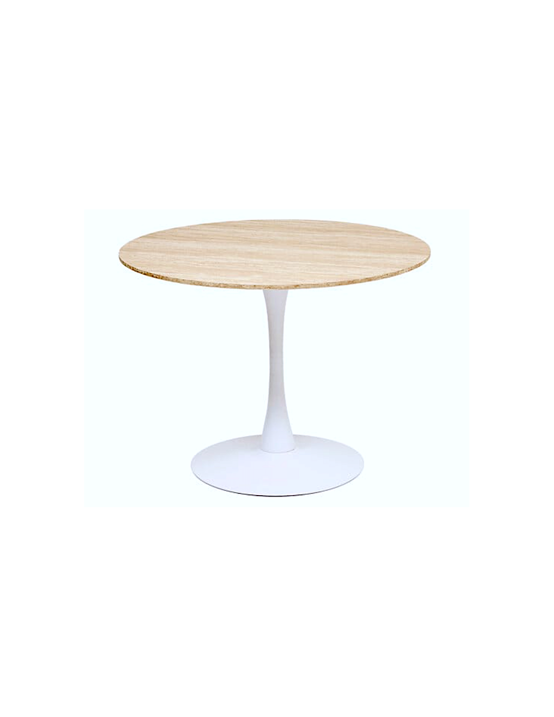 TAVOLO 184932B ELIAS DIAM.102CM H76CM MDF/METALLO