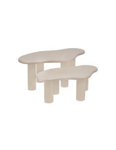 SET 2 TAVOLI BASSI 206092 OLAO AVORIO