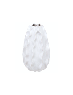 VASO 206619 SANDRI BIANCO 16X25CM CERAMICA
