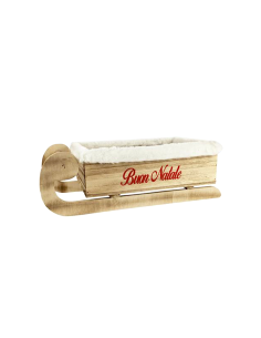 SLITTA 54544 BUON NATALE LEGNO