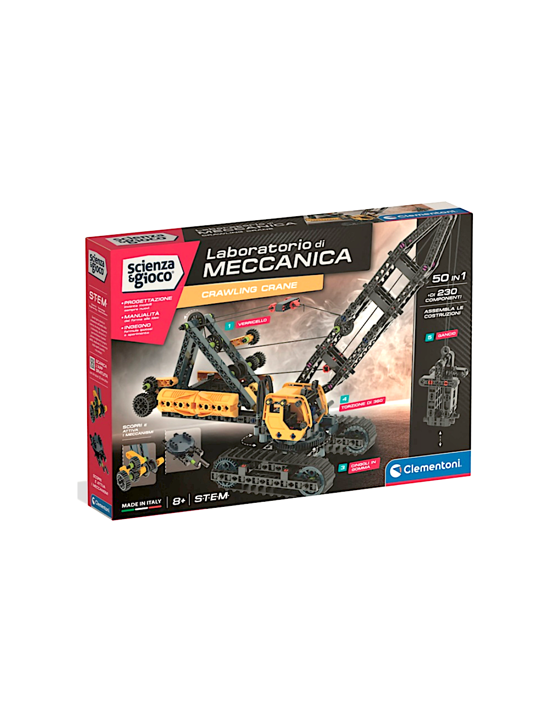 SCIENZA G.19442 GRU CINGOLATA LABORATORIO DI MECCANICA