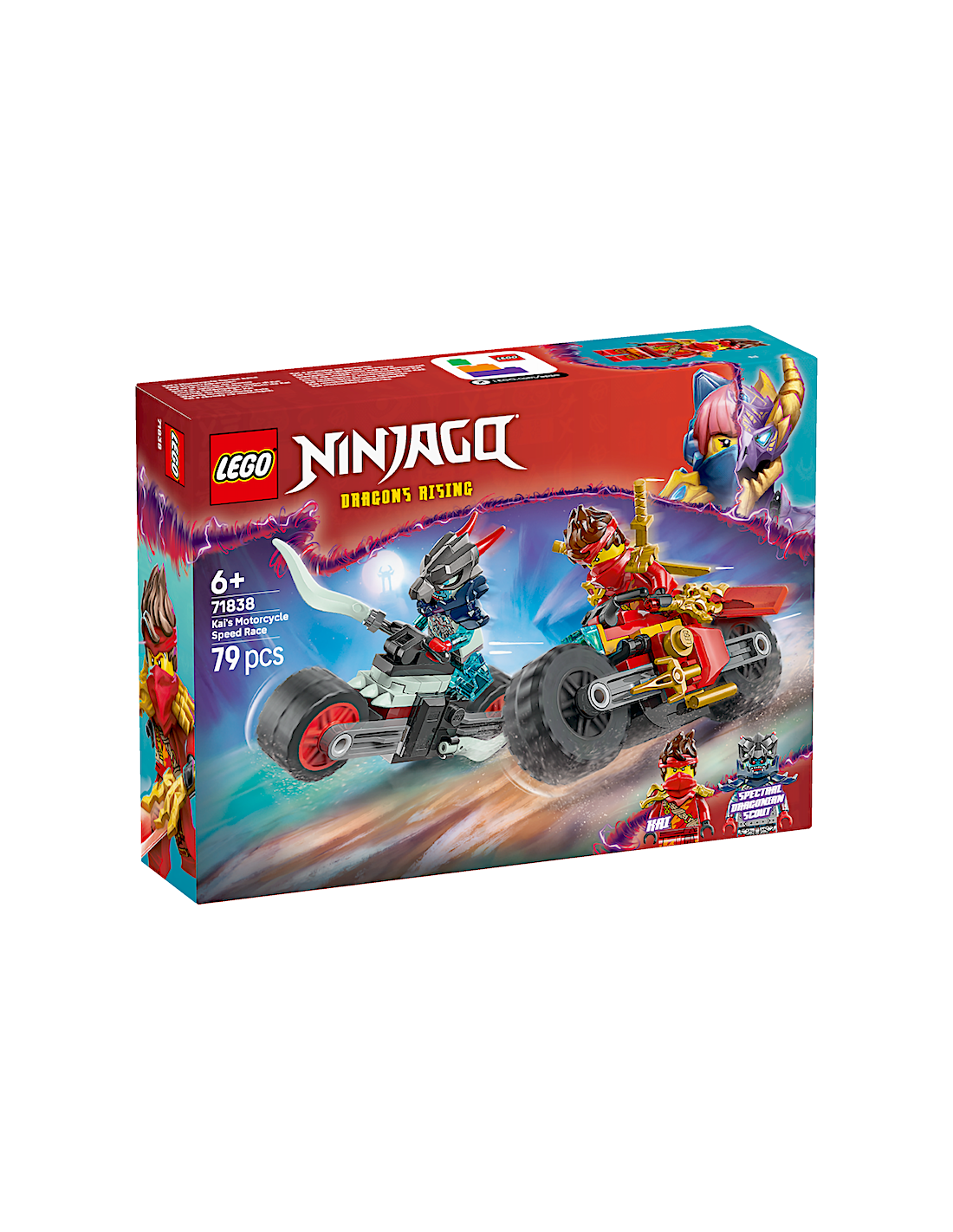 NINJAGO 71838 GARA DI VELOCITA SULLA MOTO DI KAI