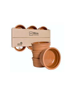 CONF 6 CIOTOLE MICA TERRACOTTA 10CM