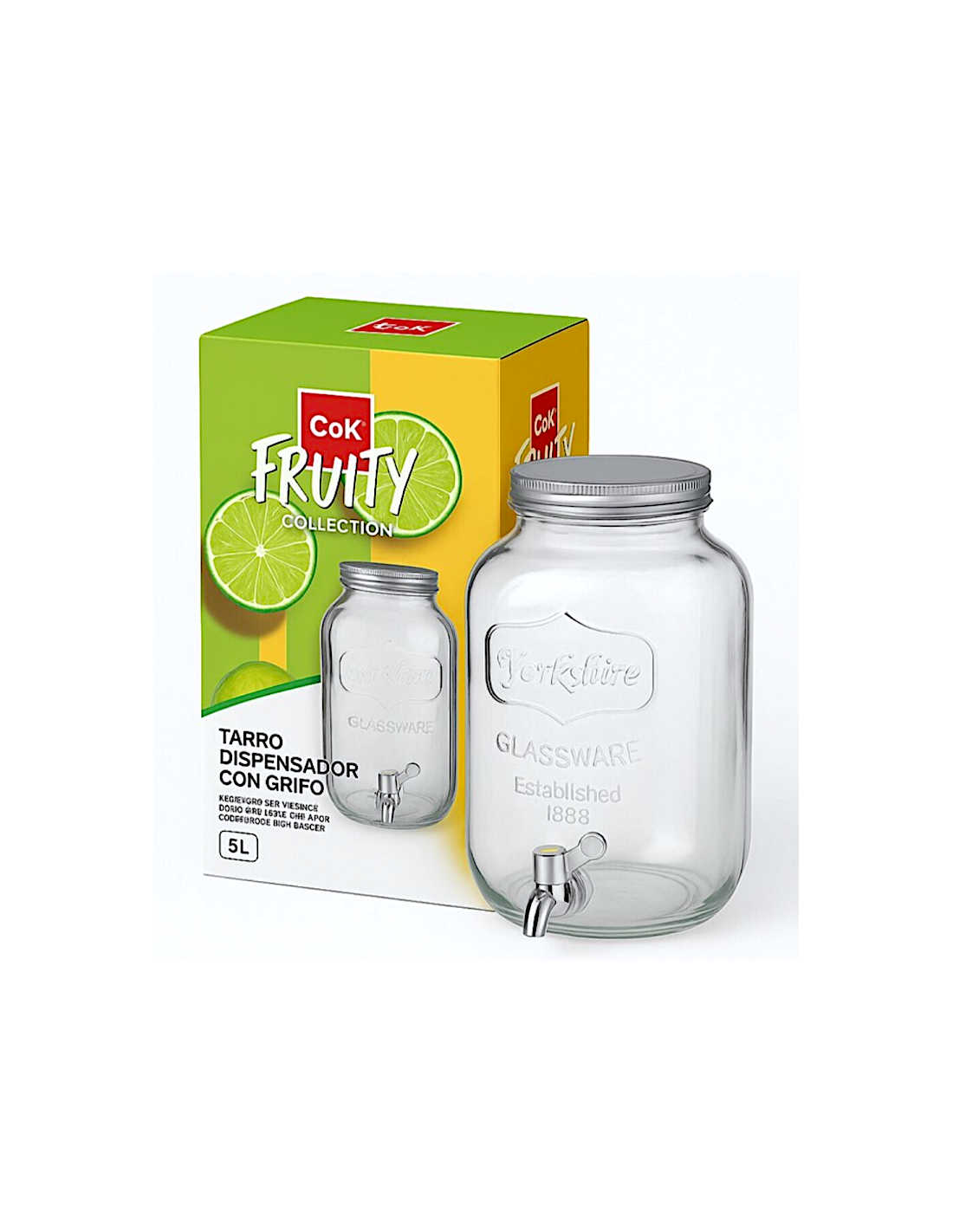DISPENSER BEVANDE FRUITY 5LT CON RUBINETTO
