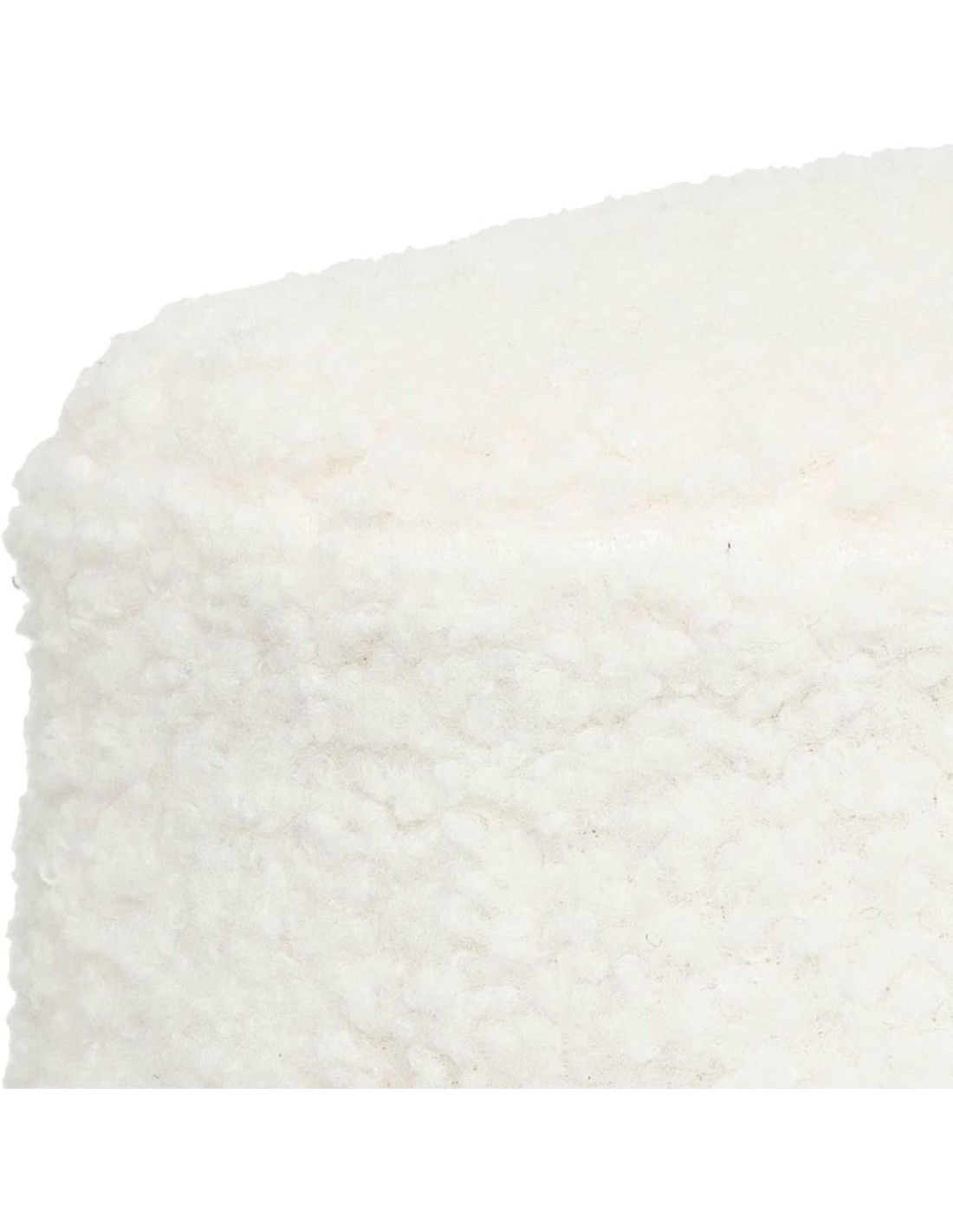 Sgabello laterale, riccio bianco, Inuit Dreams, design moderno, ATMOSPHERA CREATEUR D'INTERIEUR