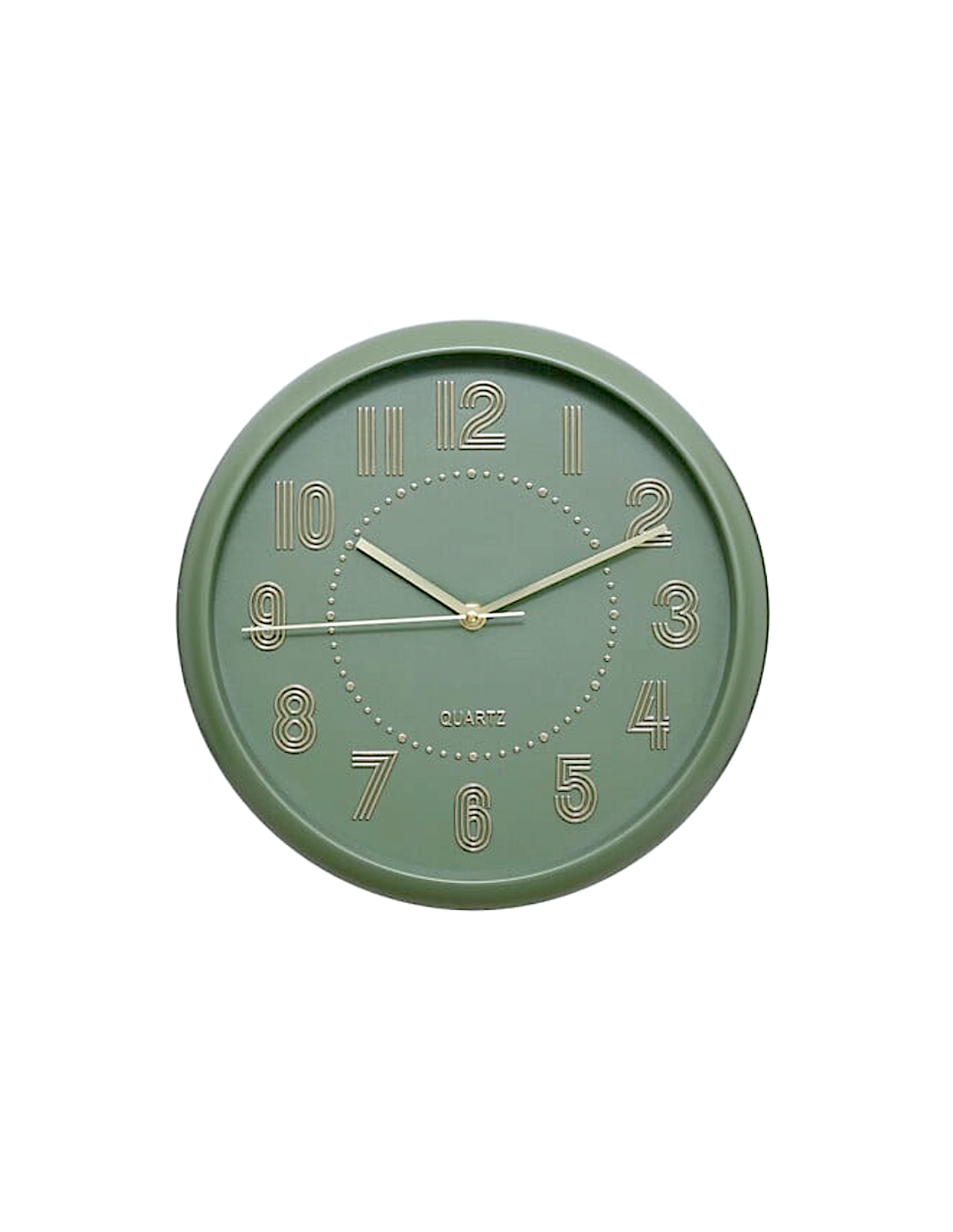 Orologio da parete, Alizee verde oliva, design moderno, 30 cm, ATMOSPHERA CREATEUR D'INTERIEUR