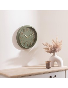 Orologio da parete, Alizee verde oliva, design moderno, 30 cm, ATMOSPHERA CREATEUR D'INTERIEUR