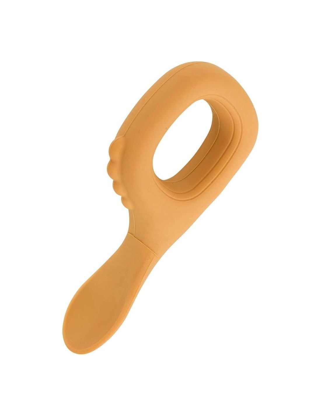Stoviglie Yum ocra, set da tavola bambini, silicone, ergonomico, ATMOSPHERA per bambini