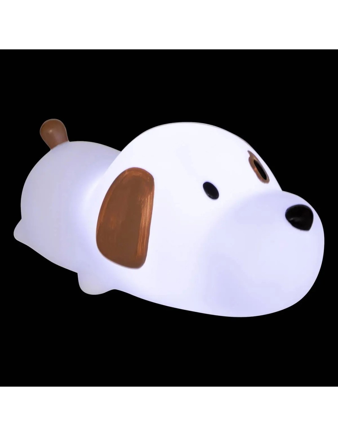 Lucina da notte 6,8 cm, cagnolino, luce soffusa bambini, portatile, design tenero