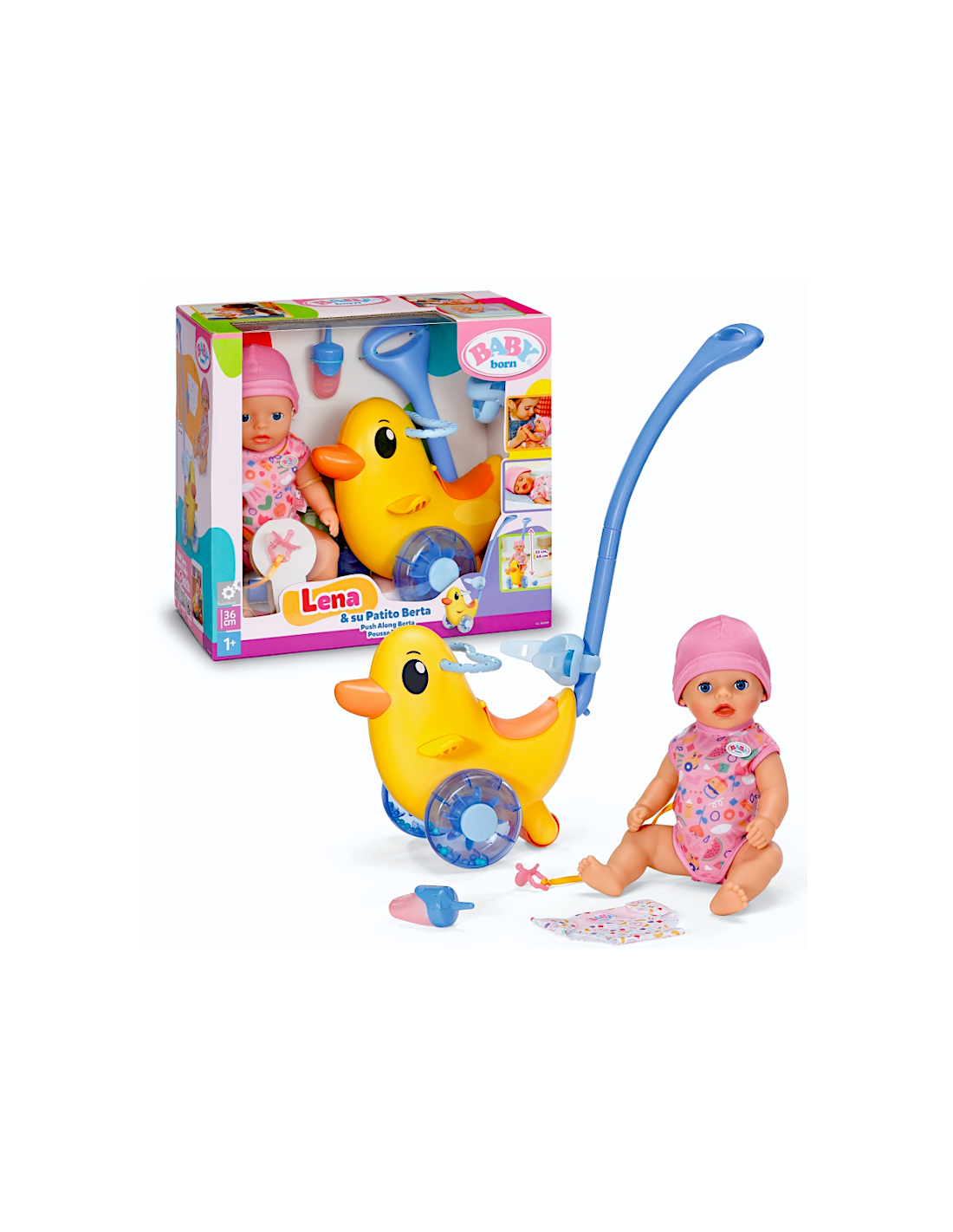 BABY BORN 840498 BAMBOLA LENA 36CM CON CAVALCABILE