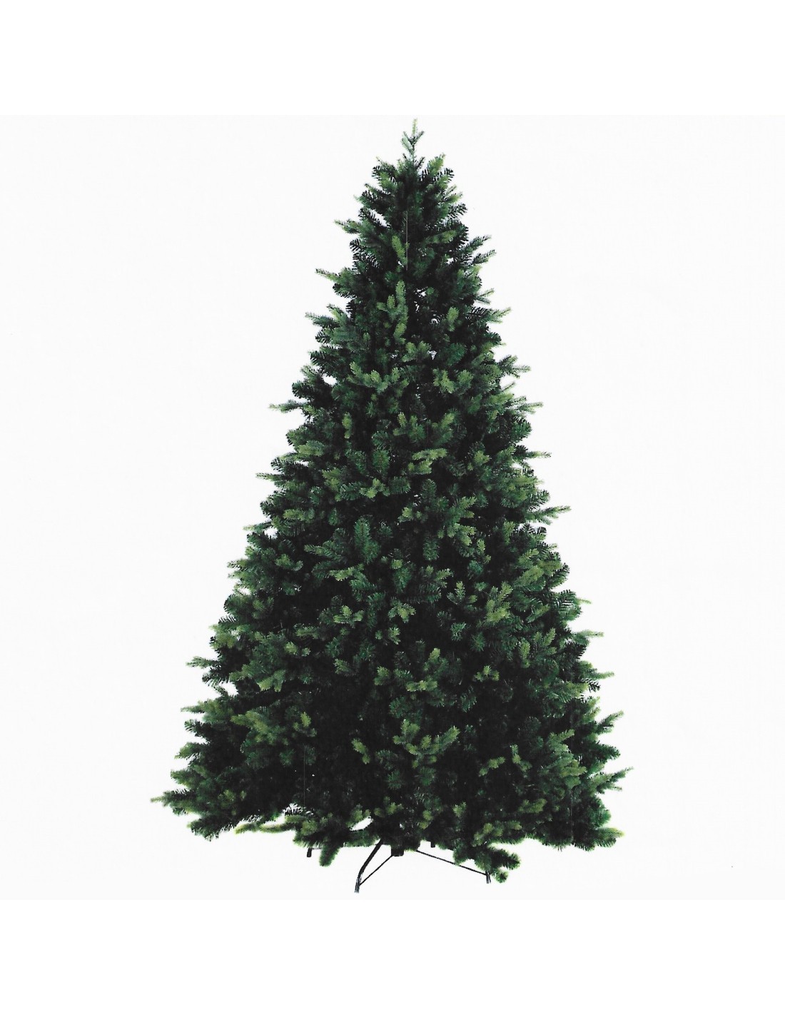 Albero di natale "Poly Stanley" altezza 210cm diametro 135 cm