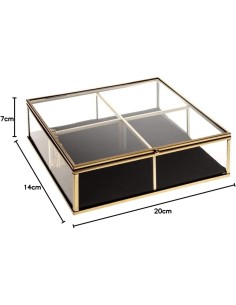 PORTAGIOIE 157218 FERRO/VELLUTO 20X20CM su TreG Ingrosso 2