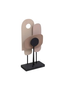 DECORAZIONE 200887 ELENA LEGNO H35CM ROSA