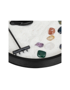 GIARDINO ZED 200824 VASSOIO TONDO D22CM NERO 2