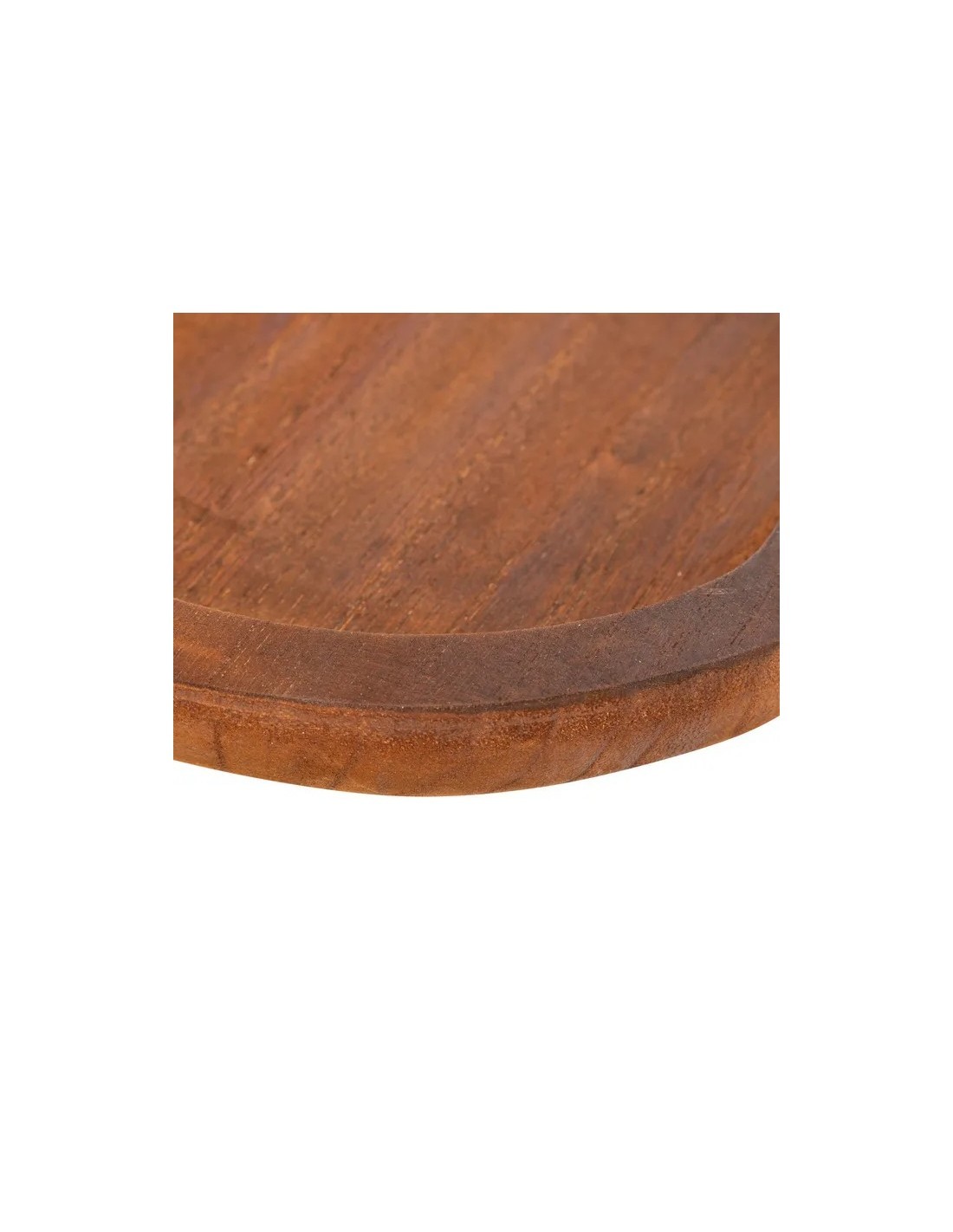 Vassoio Mela 20x22 cm in Legno di Paulownia, Portagioie Elegante e Decorativo