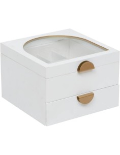 Scatola portagioie Wild Atmosphera Legno Bianco 20x20 cm