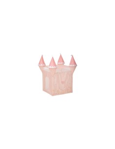 Tenda Pop Up, Castello Principessa, 130 x 78 x 78 cm, Rosa, PVC e Poliestere 2
