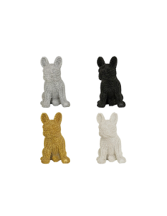 Cane Decorativo Eden, Polyresin, Colori Assortiti, Altezza 10 cm, 8,5 x 6,1 x 9,8 cm