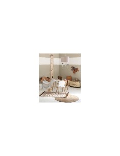 Metro da parete, cane Scott, legno MDF beige, H. 140 cm, L. 29 cm, decorazione bambini
