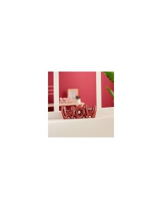 Decorazione parola, Chéri, L. 21,5 cm, P. 4 cm, A. 8,5 cm, ceramica assortita, dolomite