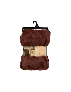 Coperta Ollis tinta unita, flanella tonka, 180 x 230 cm, morbida e calda