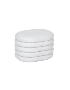 POUF 202264A GIULIA BIANCO 59X45X40CM MDF/LEGNO