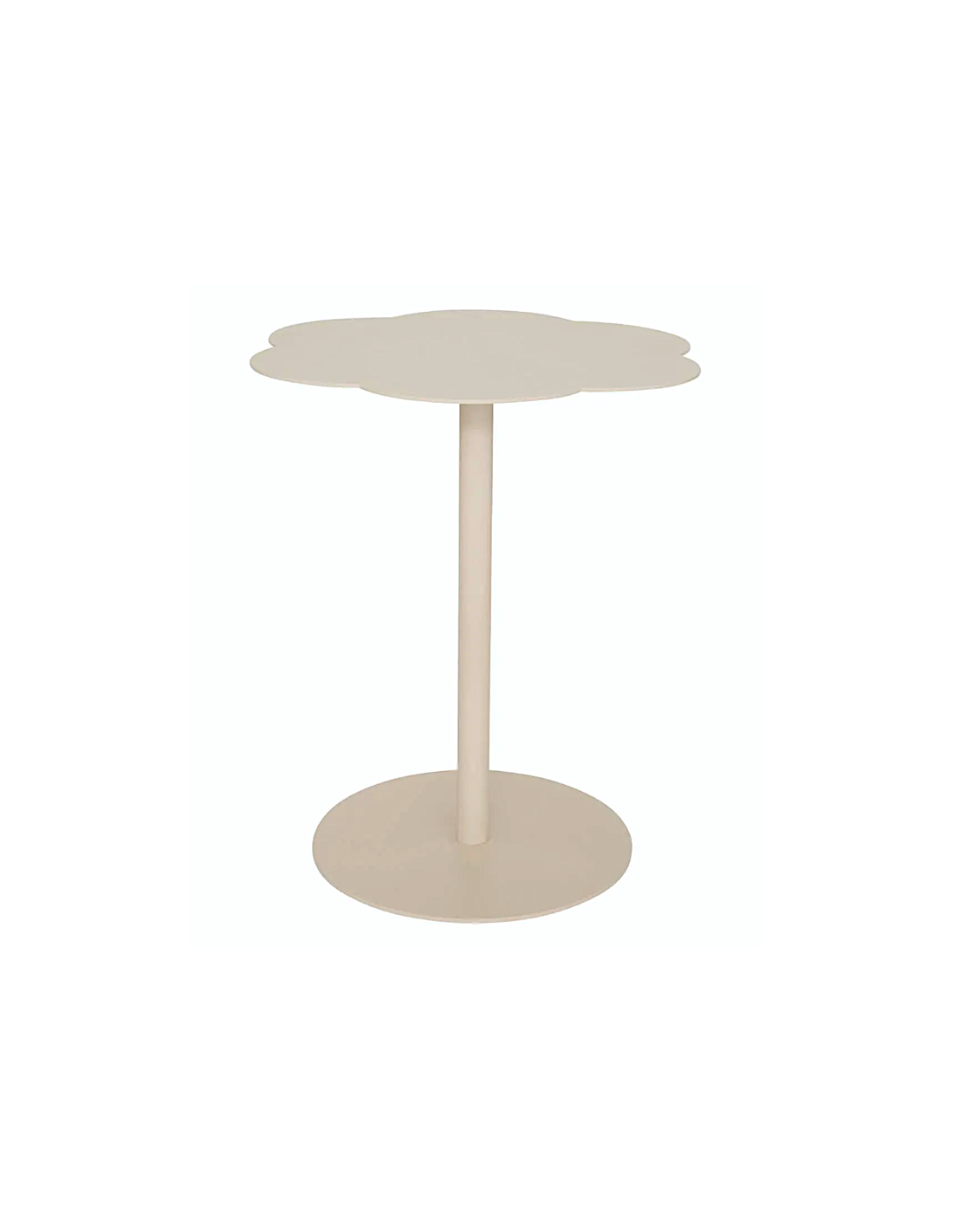 TAVOLINO 206093 FIORA AVORIO 43X50CM METALLO