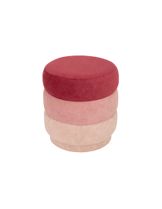 POUF 207357A SINAN 37X40CM VELLUTO/MDF