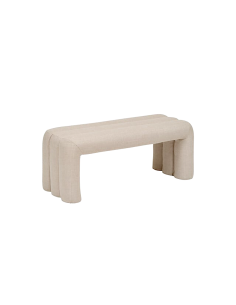 PANCA 207377A SISCO TORTORA 102X42X43CM VELLUTO