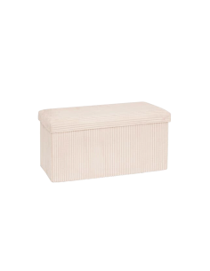 POUF 207382A ARUM AVORIO 76X38CM PIEGHEVOLE